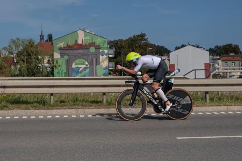 Garmin Iron Triathlon Gdańsk 2024. Etap rowerowy. 1/4 IM. Marci